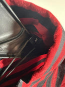 The Kooples Red Black Striped Button Shirt US Size Large / FR 3 NWT $225