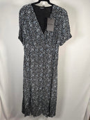 The Kooples Summer Dot Midi Dress 100% Viscose US Size Large / FR 3 NWT $355