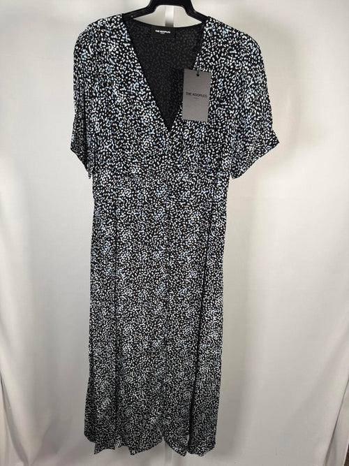 The Kooples Summer Dot Midi Dress 100% Viscose US Size Large / FR 3 NWT $355