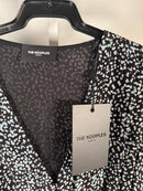 The Kooples Summer Dot Midi Dress 100% Viscose US Size Large / FR 3 NWT $355