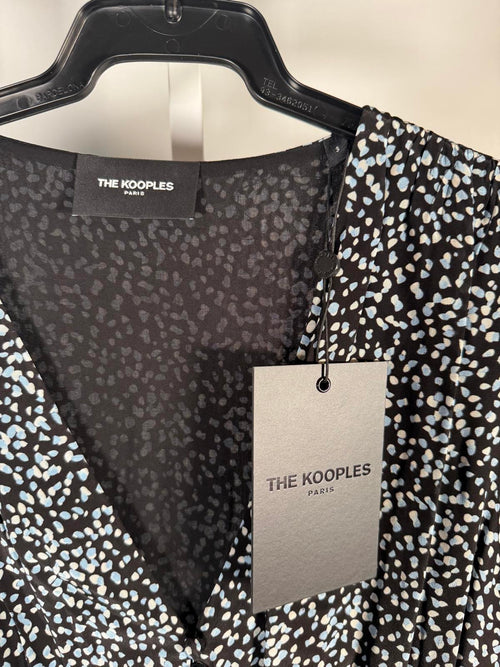 The Kooples Summer Dot Midi Dress 100% Viscose US Size Large / FR 3 NWT $355