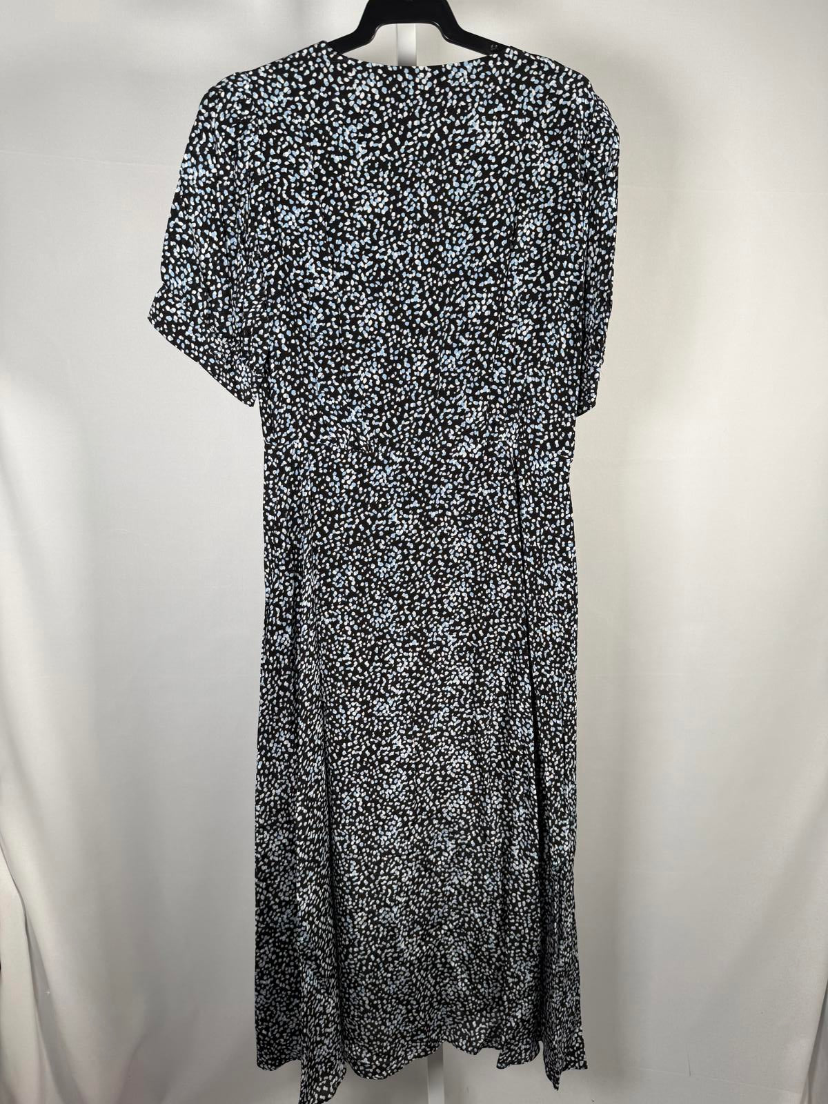 The Kooples Summer Dot Midi Dress 100% Viscose US Size Large / FR 3 NWT $355