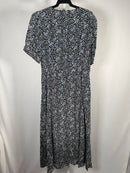 The Kooples Summer Dot Midi Dress 100% Viscose US Size Large / FR 3 NWT $355