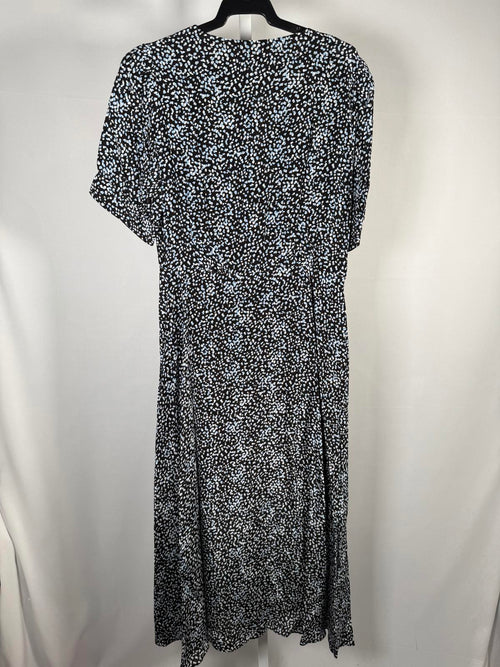 The Kooples Summer Dot Midi Dress 100% Viscose US Size Large / FR 3 NWT $355