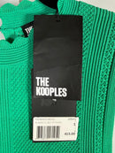 The Kooples Romantic Net Stitch Knit Midi Dress US Small / FR 1 NWT $415