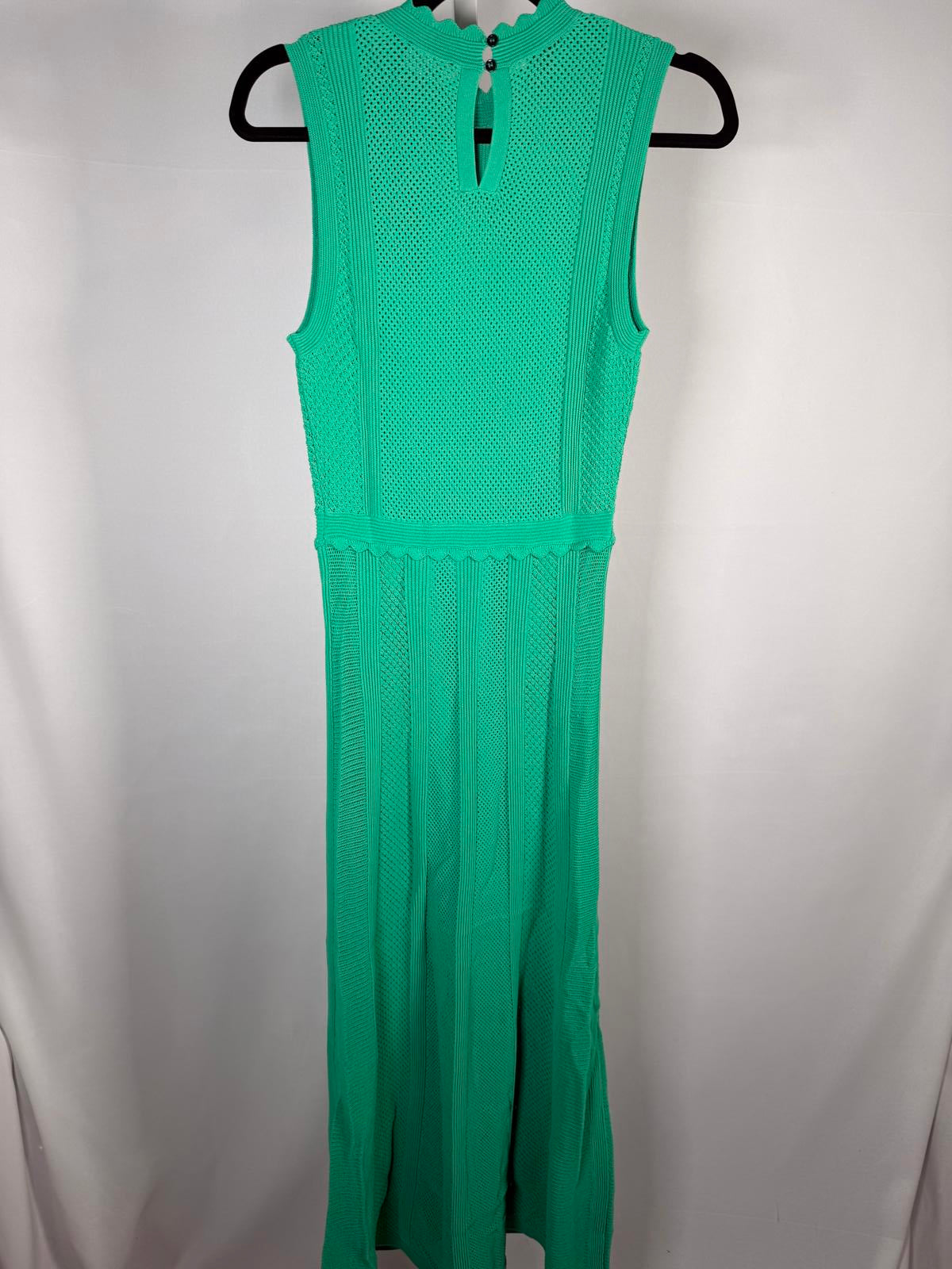 The Kooples Romantic Net Stitch Knit Midi Dress US Small / FR 1 NWT $415