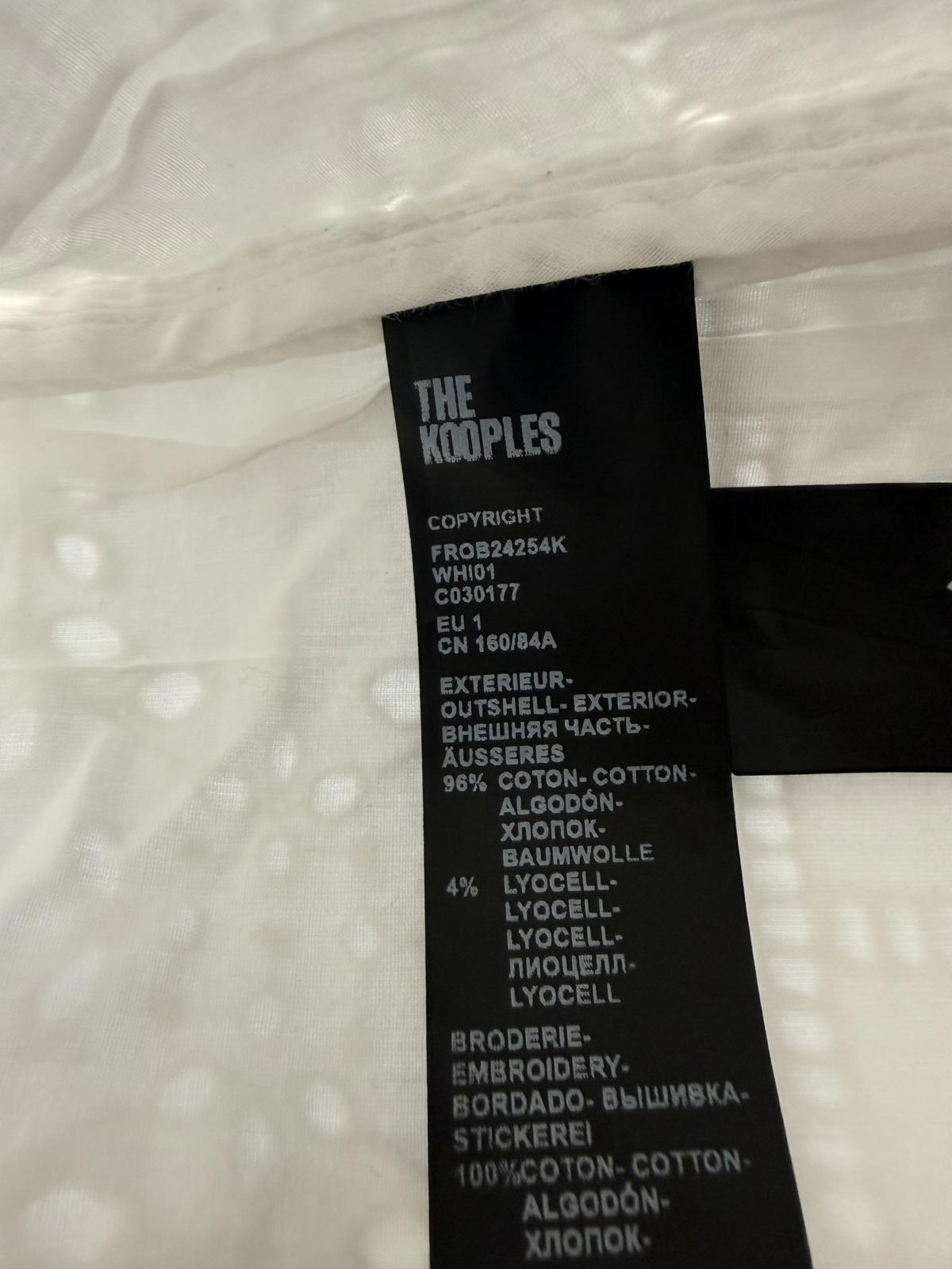 The Kooples Embroidered Eyelet White Maxi Dress US Small / FR 1 NWT $445