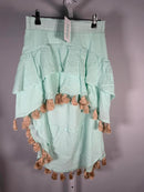 NWT Guadalupe Design Angelie High Low Skirt In Mint Size M
