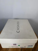 Casadei Satin Stretch Slip-On Women's Sneakers Blue Size US 6 EU 36 NWB $600