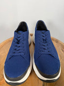 Neil Barrett Bolt Lace-Up Men's Sneaker Blue Size US 12 / EU 45 NWB $600