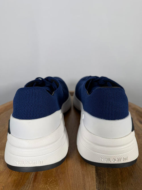 Neil Barrett Bolt Lace-Up Men's Sneaker Blue Size US 12 / EU 45 NWB $600