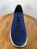 Neil Barrett Bolt Lace-Up Men's Sneaker Blue Size US 12 / EU 45 NWB $600