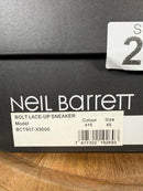 Neil Barrett Bolt Lace-Up Men's Sneaker Blue Size US 12 / EU 45 NWB $600