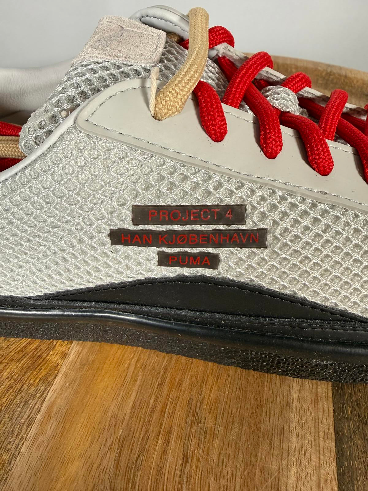 Puma Project HANSEN Kobenhavn Sneakers White Black Red US Men’s 8.5 / EU 41 NWB