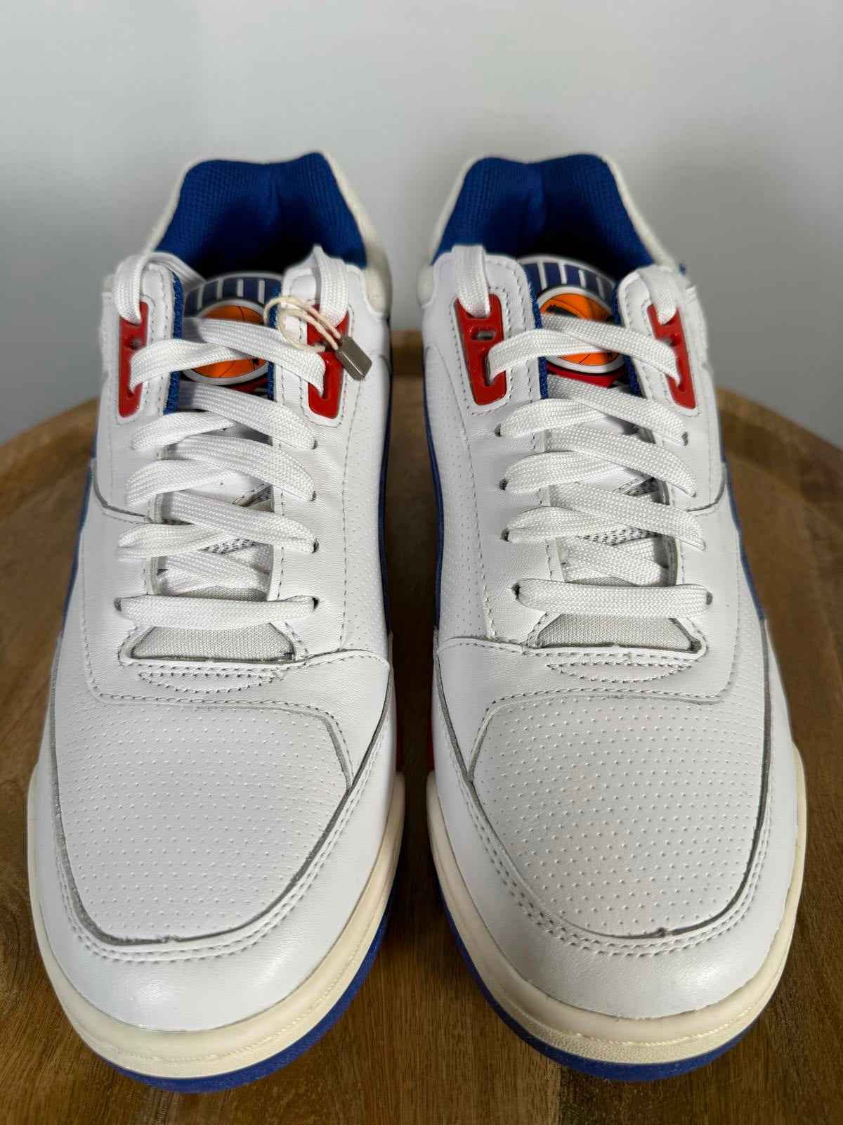 Puma Rebound Retro Low Top Sneaker White Blue Red Men's US Size 9 / EU 42 NWB