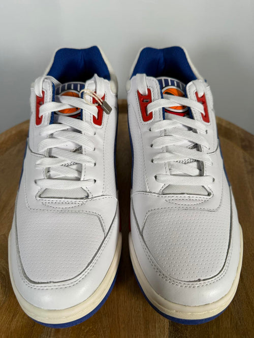 Puma Rebound Retro Low Top Sneaker White Blue Red Men's US Size 9 / EU 42 NWB