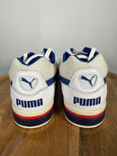Puma Rebound Retro Low Top Sneaker White Blue Red Men's US Size 9 / EU 42 NWB