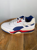 Puma Rebound Retro Low Top Sneaker White Blue Red Men's US Size 9 / EU 42 NWB