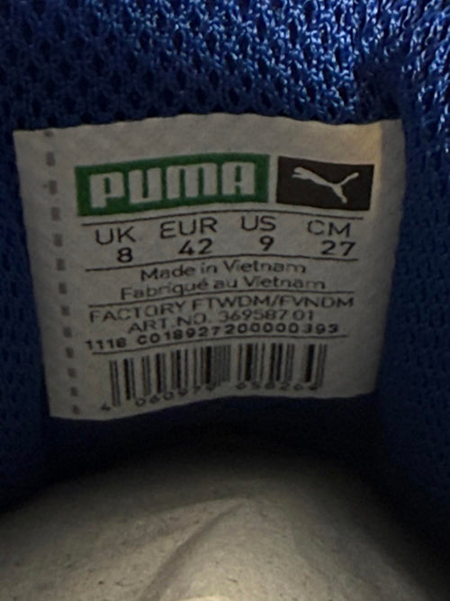 Puma Rebound Retro Low Top Sneaker White Blue Red Men's US Size 9 / EU 42 NWB