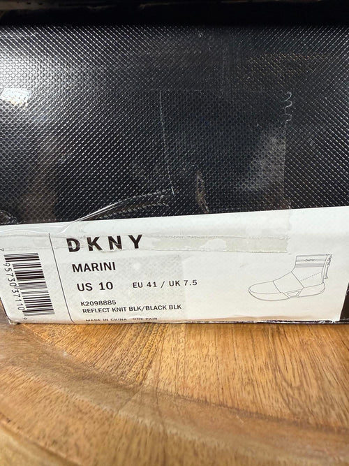 DKNY Marini Women's Black Grey Sneakers US Size 10 / EU 41 NWB