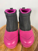 Superga Rubber Ankle Boots Black Plum Women's US 9.5 / EU 41 NWB