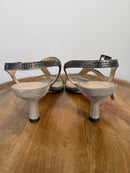NWB Pelle Moda Iya Rhinestone T-Strap Sandals Women's Size 8