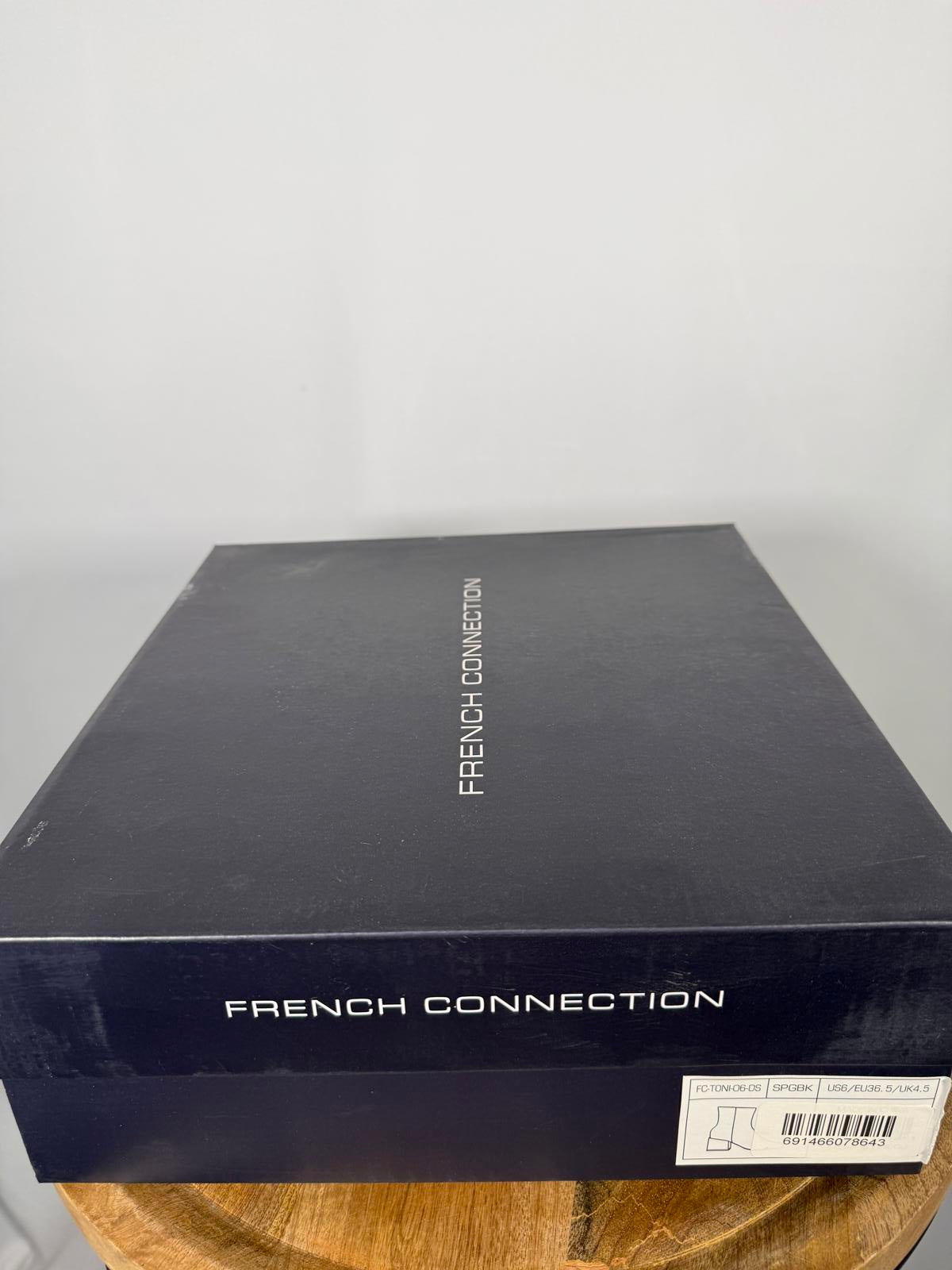 French Connection Toni Boot Brown / Black Snake Print US Size 6 NWB