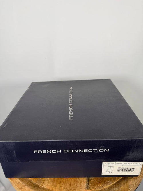 French Connection Toni Boot Brown / Black Snake Print US Size 6 NWB