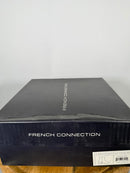 French Connection Toni Block Heel Boot Soft Truffle Charcoal US 7.5 / EU 38 NWB