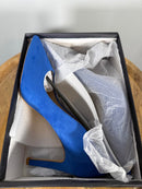 French Connection Royal Blue Suede Pointed Toe Heels Pumps Women’s US 10 NWB
