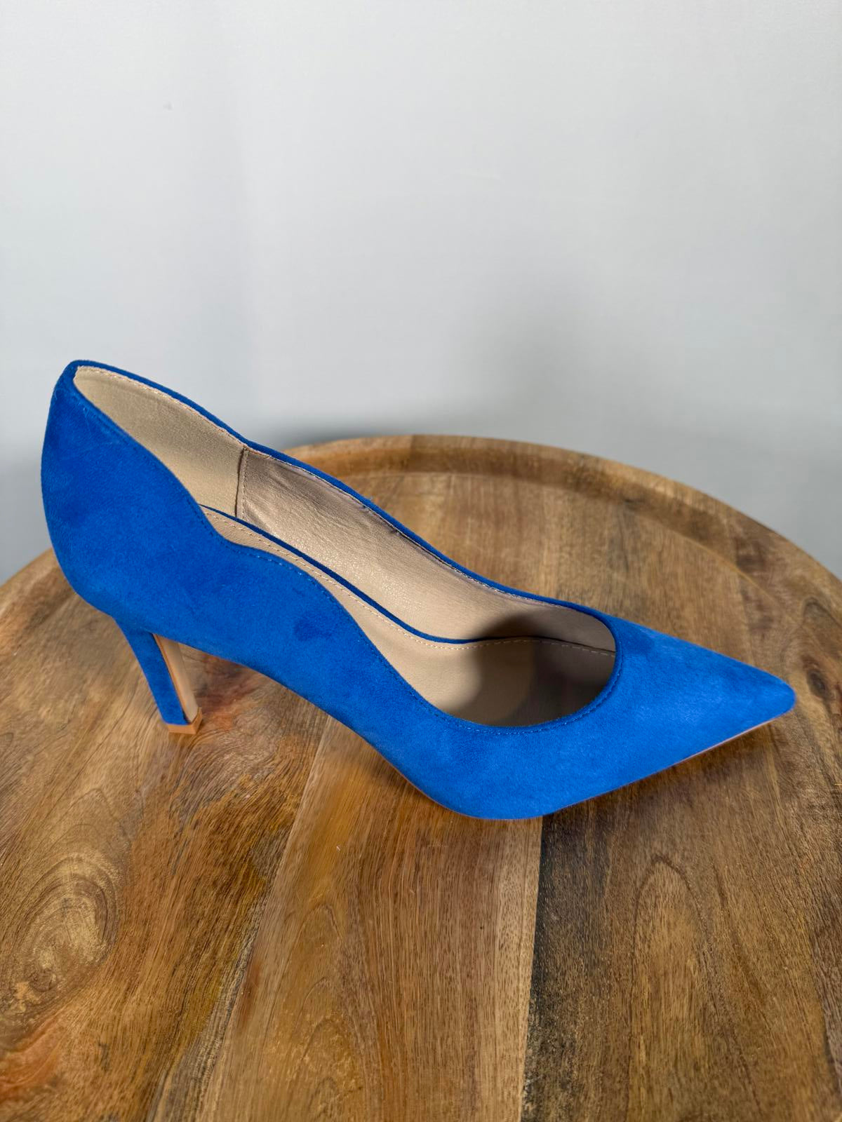 French Connection Royal Blue Suede Pointed Toe Heels Pumps Women’s US 10 NWB