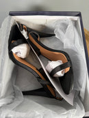 French Connection Tessa Black Strappy Heels Ankle Strap Sandals US 9 / EU 40 NWB