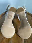Oleg Cassini Melania Bow Rhinestone Heel Ivory Women's US Size 7.5 NWB