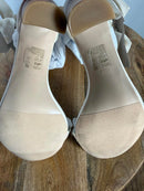 Oleg Cassini Melania Bow Rhinestone Heel Ivory Women's US Size 8 NWB