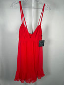 Ieena for Mac Duggal 70194 Red Mini Dress Size US 4 NWT