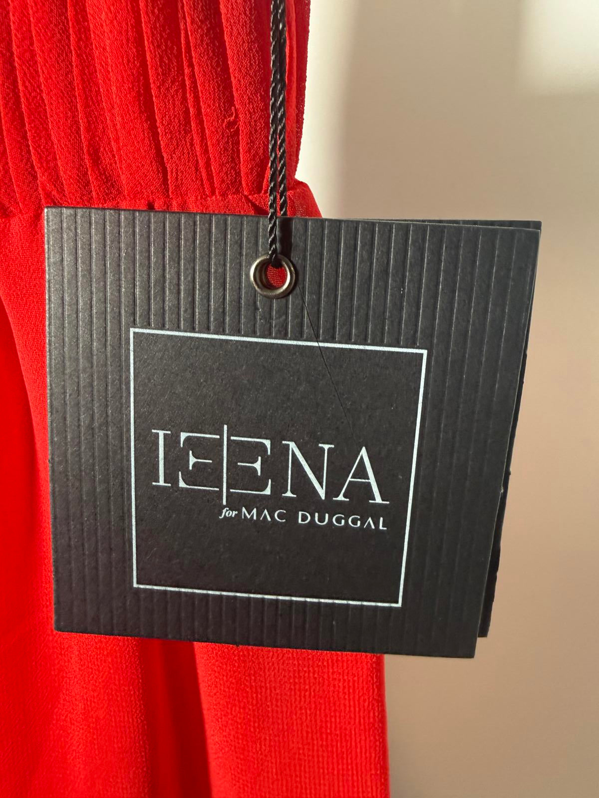 Ieena for Mac Duggal 70194 Red Mini Dress Size US 4 NWT