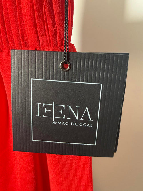 Ieena for Mac Duggal 70194 Red Mini Dress Size US 4 NWT
