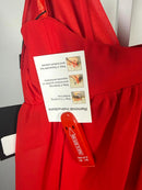 Ieena for Mac Duggal 70194 Red Mini Dress Size US 4 NWT