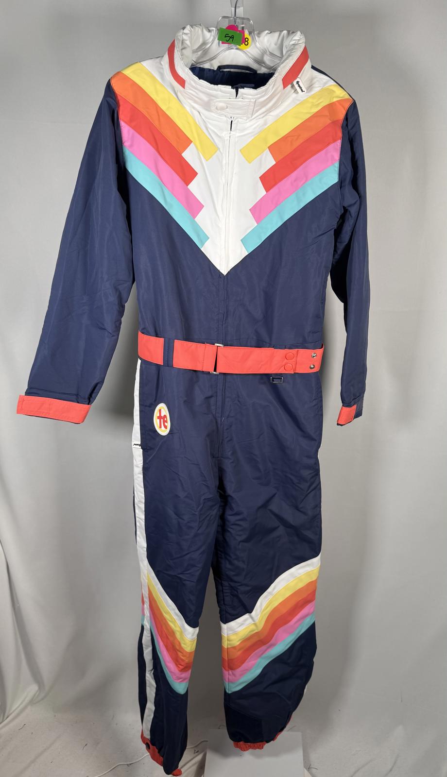 Tipsy Elves Santa Fe Shredder Snowsuit Men’s Waterproof Ski Suit Size Small