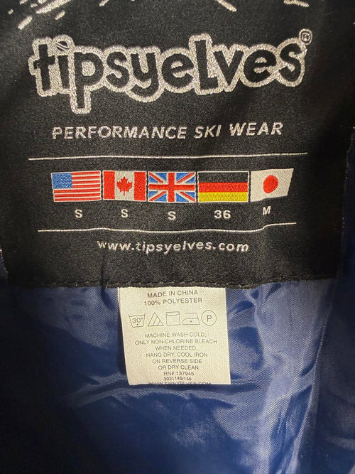 Tipsy Elves Santa Fe Shredder Snowsuit Men’s Waterproof Ski Suit Size Small
