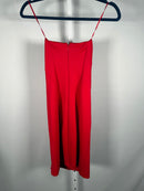 NWT GUESS Red Strapless Crepe Cocktail Party Dress Size 8