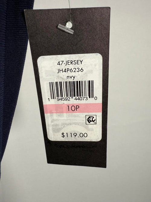 NWT Jessica Howard Navy Blue Midi Dress Petite Size 10P