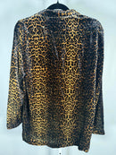 The Kooples Leopard Print Button-Up Shirt Size US M / FR 2 MSRP $315 NWT