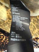 The Kooples Leopard Print Button-Up Shirt Size US M / FR 2 MSRP $315 NWT