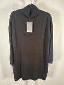 The Kooples Knitted Cashmere Blend Sweater Dress Black US Small / FR 1 $695 NWT