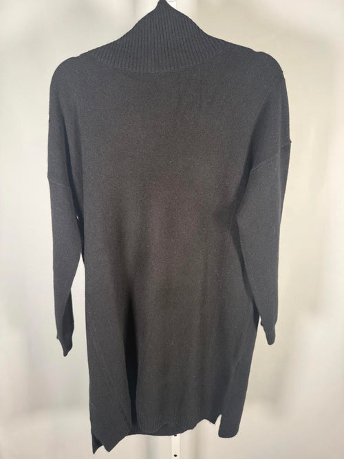 The Kooples Knitted Cashmere Blend Sweater Dress Black US Small / FR 1 $695 NWT