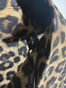 The Kooples Leopard Print 100% Silk Maxi Shirt Dress Size US S / FR 1 $490 NWT