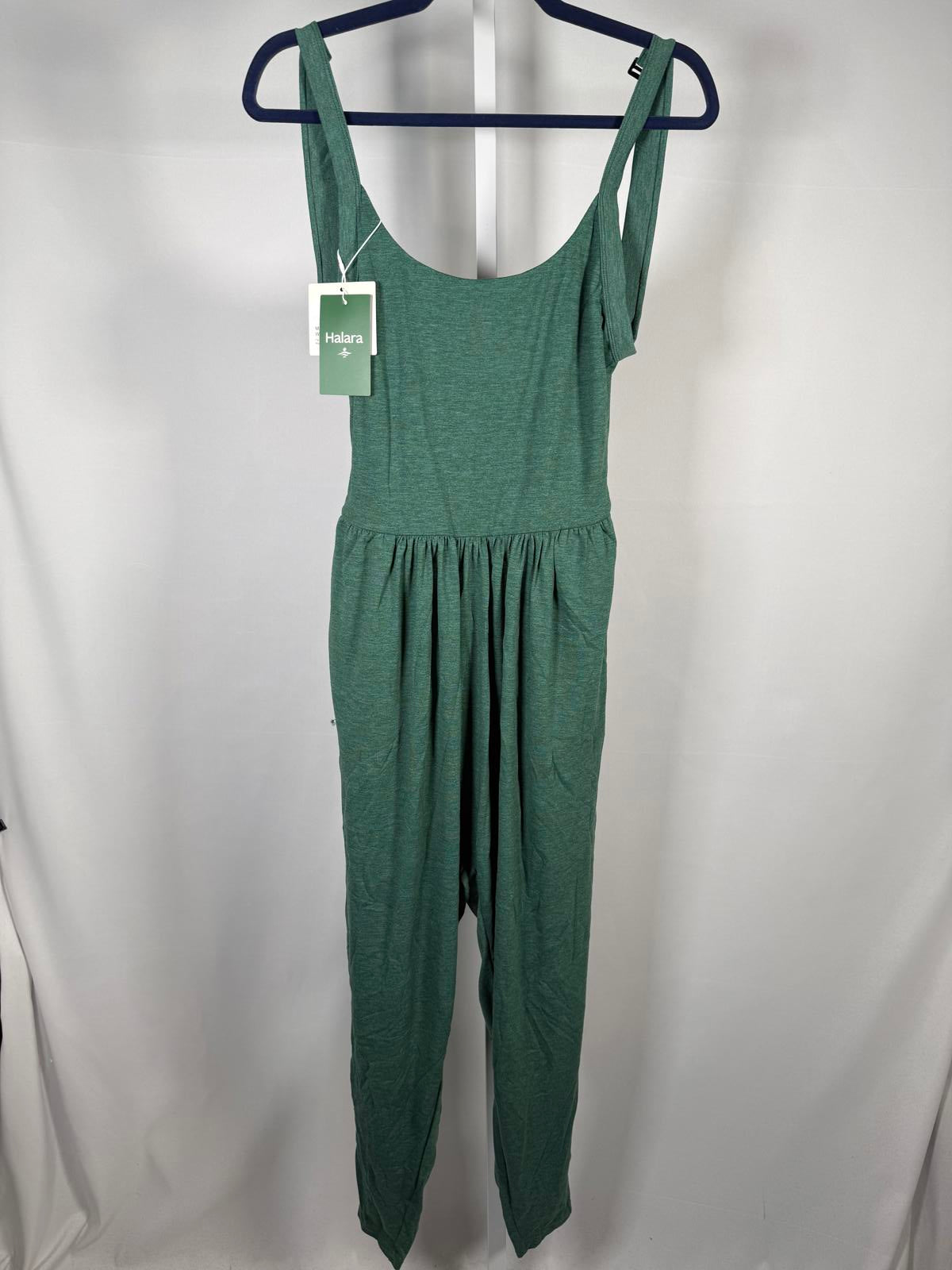 NWT Halara U Neck Pocket Harem Casual Jumpsuit-Easy Peezy Edition Size Small