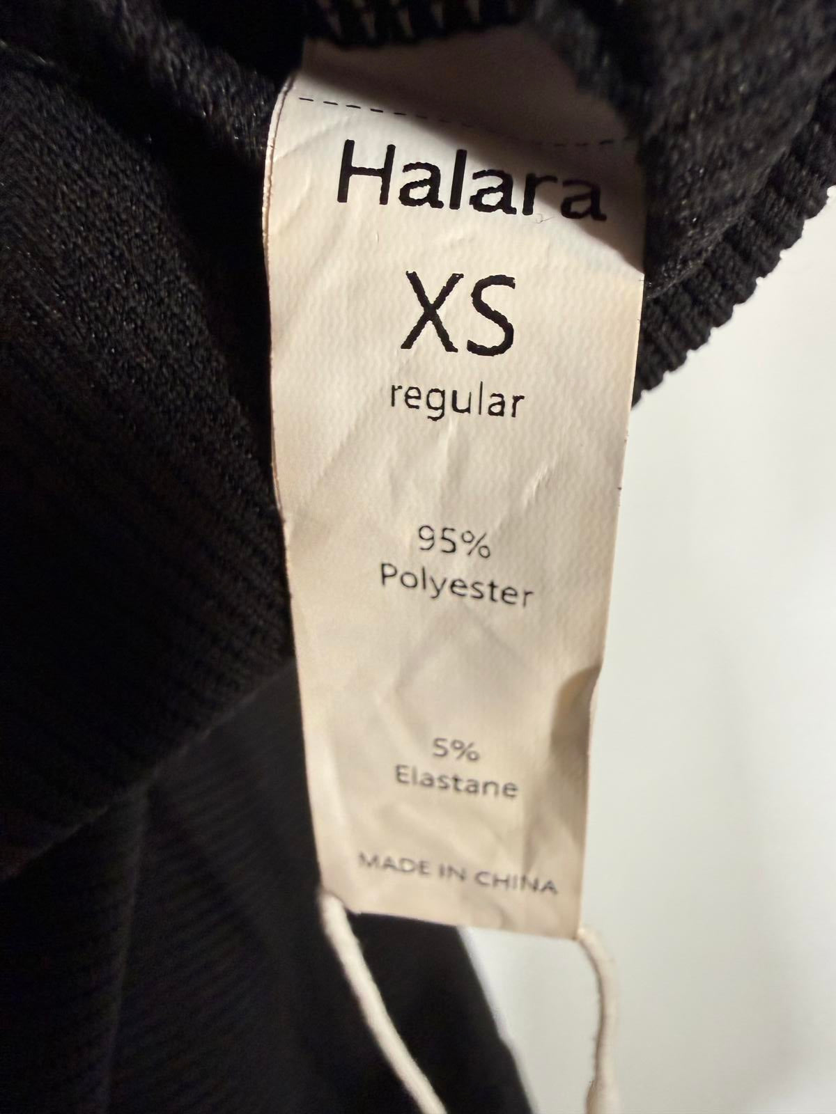 NWT Halara Sleeveless Button Front Wide Leg Jumpsuit Black Size XS
