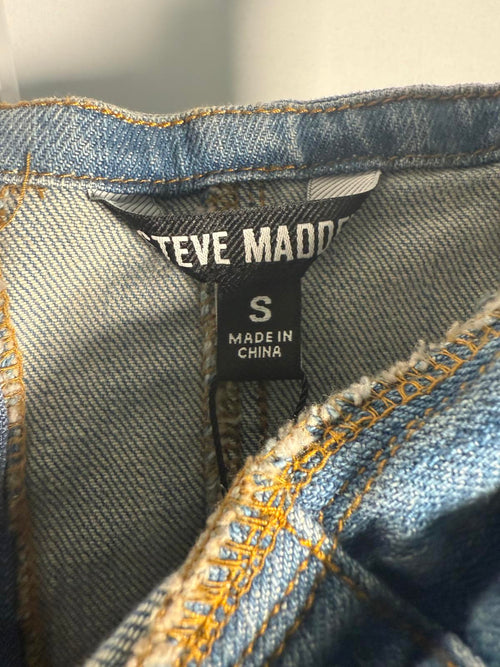 NWT Steve Madden Denim Corset Midi Dress Size Small